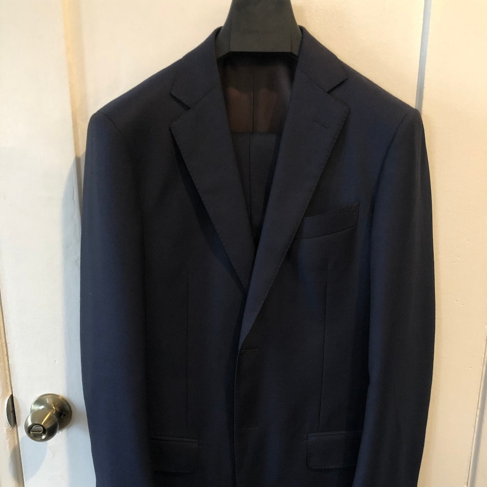 2019 Suitsupply Napoli Navy Suit 38L